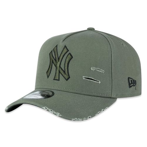 Bone Masculino New Era 9FORTY MLB Yankees Destroyed Verde-MBI25BON017- -1-.jpg